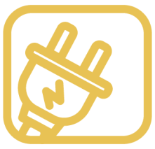 Icon für den Bereich Technik, Elektro- und Informationstechnik