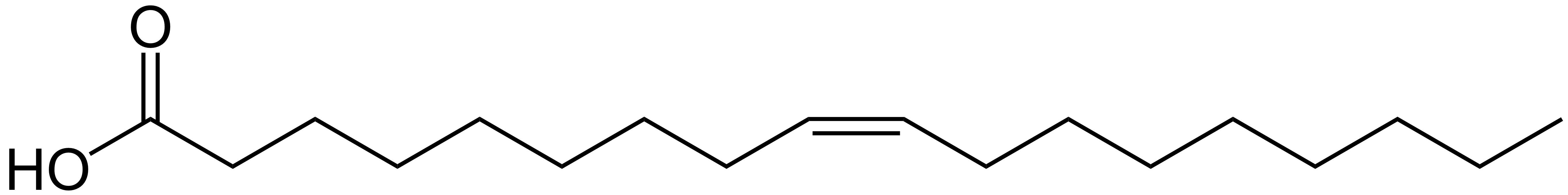 Chemische Struktur der Ölsäure