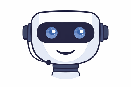 Grafik eines Roboter Kopfes