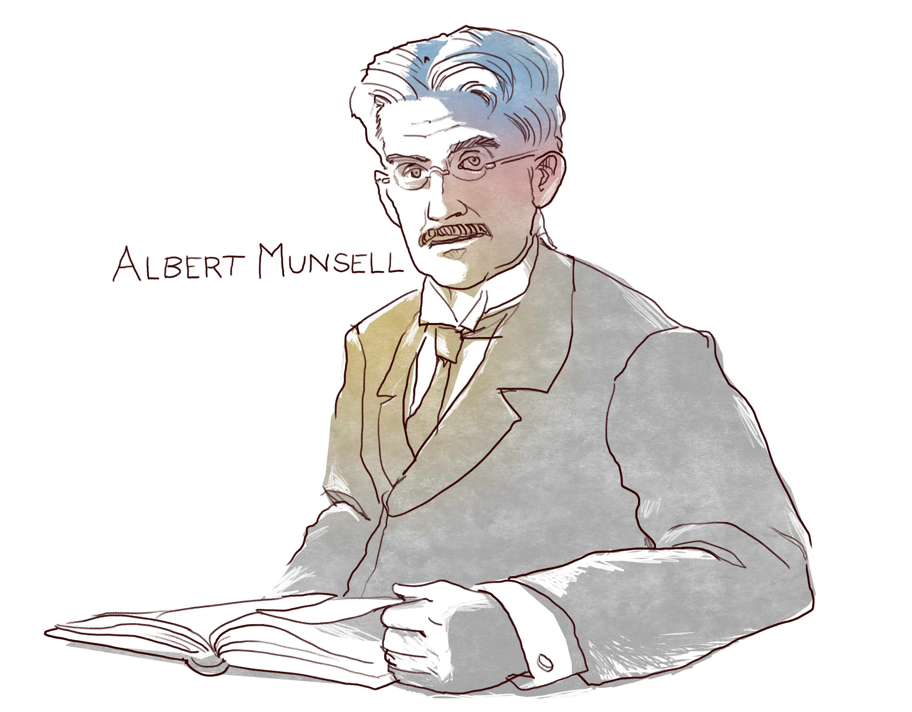 Porträt von Albert Munsell