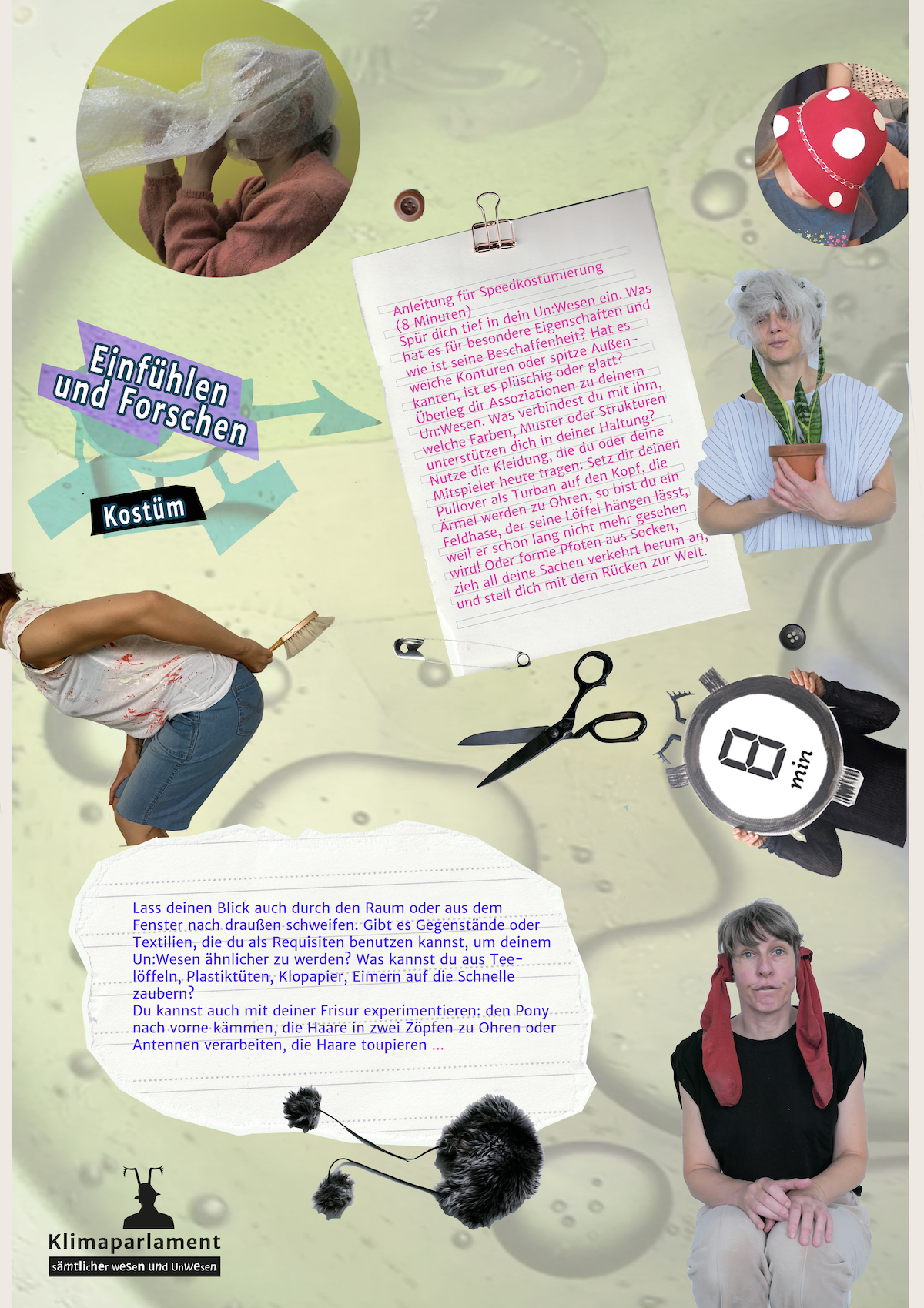 Ein Poster mit Tipps zur Kost&uuml;mierung