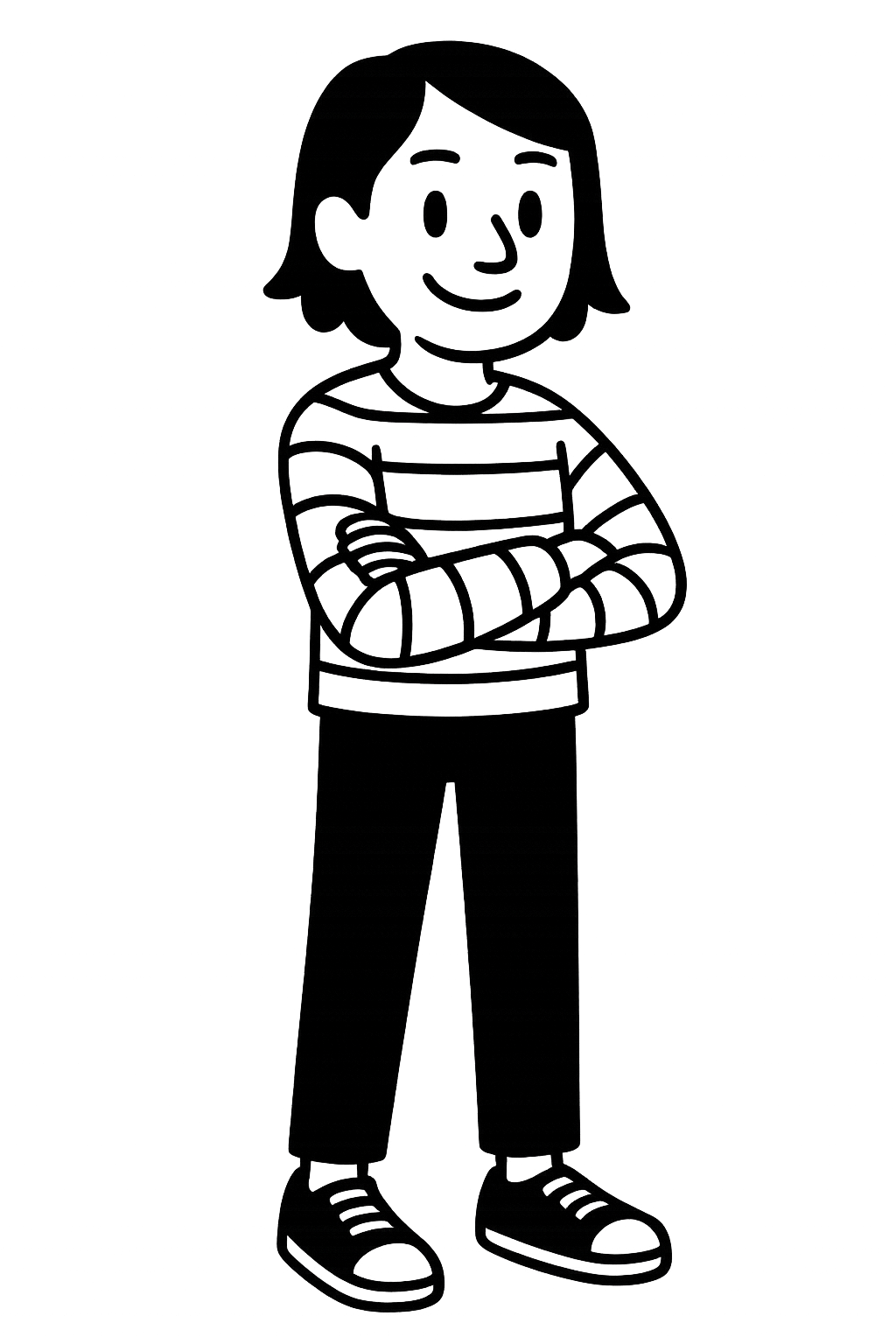 Luka begleitet durch den Arbeitsalltag