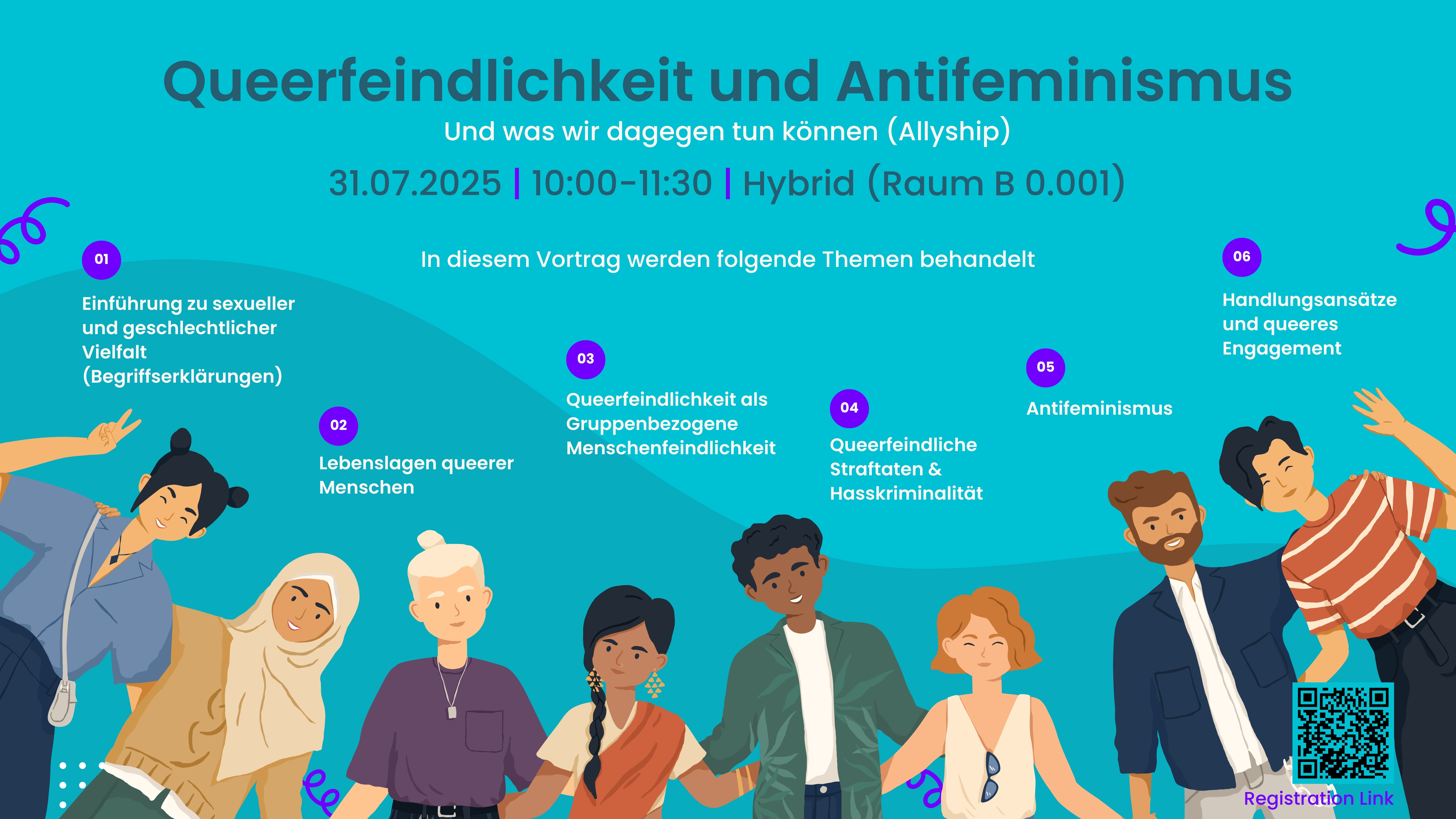 Flyer für Pride Week Veranstaltung