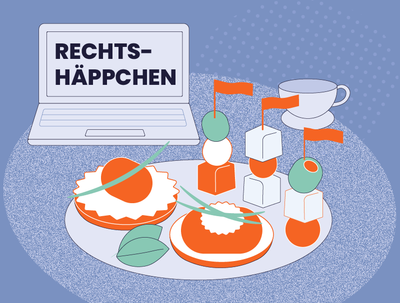 Das Kursbild zum Lernangebot: Rechtshäppchen. Aktuelle Rechtsinfos aus der Medien-, Digital- und KI-Welt