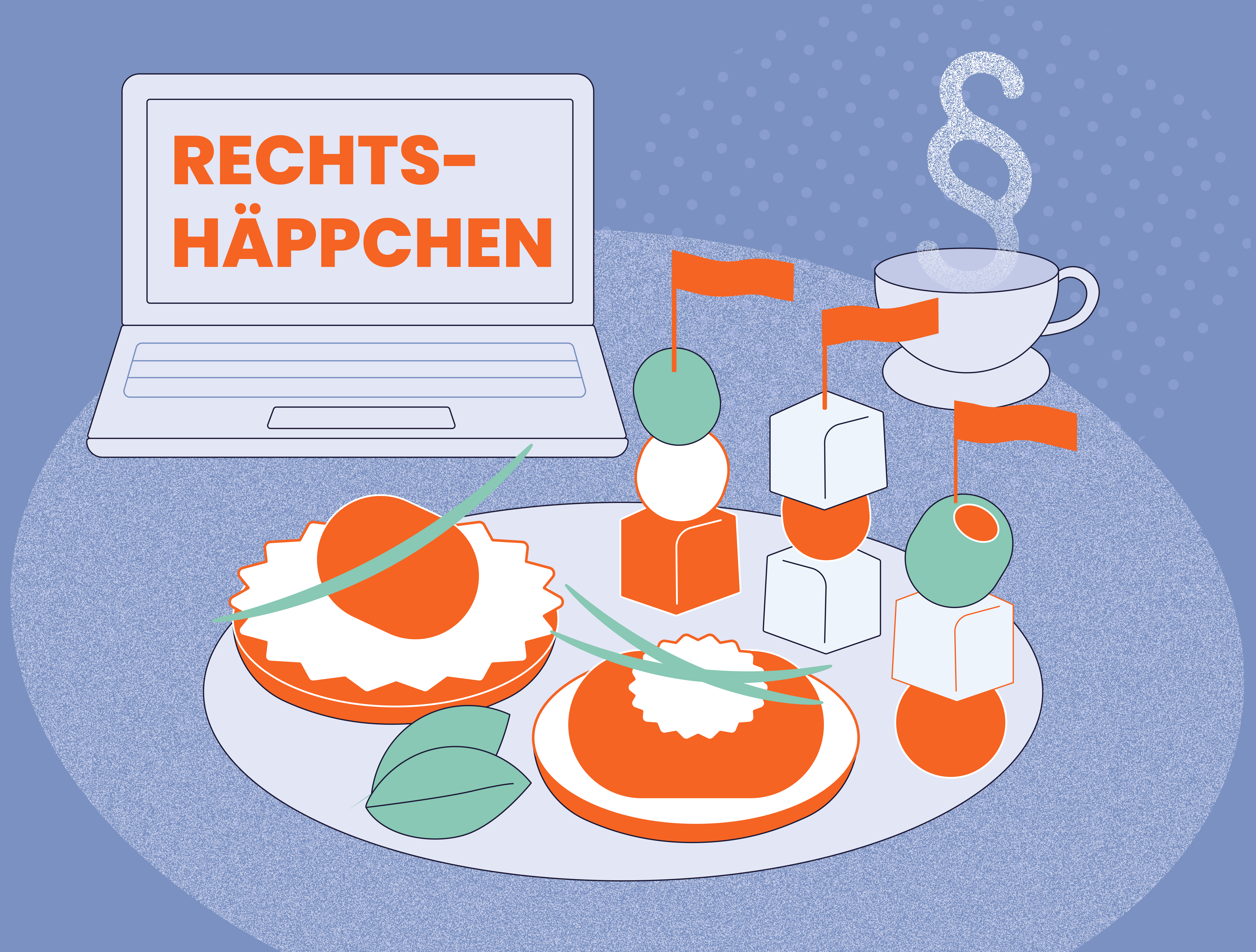 Das Kursbild zum Lernangebot: Rechtshäppchen. Aktuelle Rechtsinfos aus der Medien-, Digital- und KI-Welt