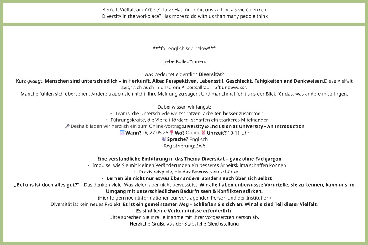 Mail Verwaltung mit Nutzendarstellung und Wichtigkeit