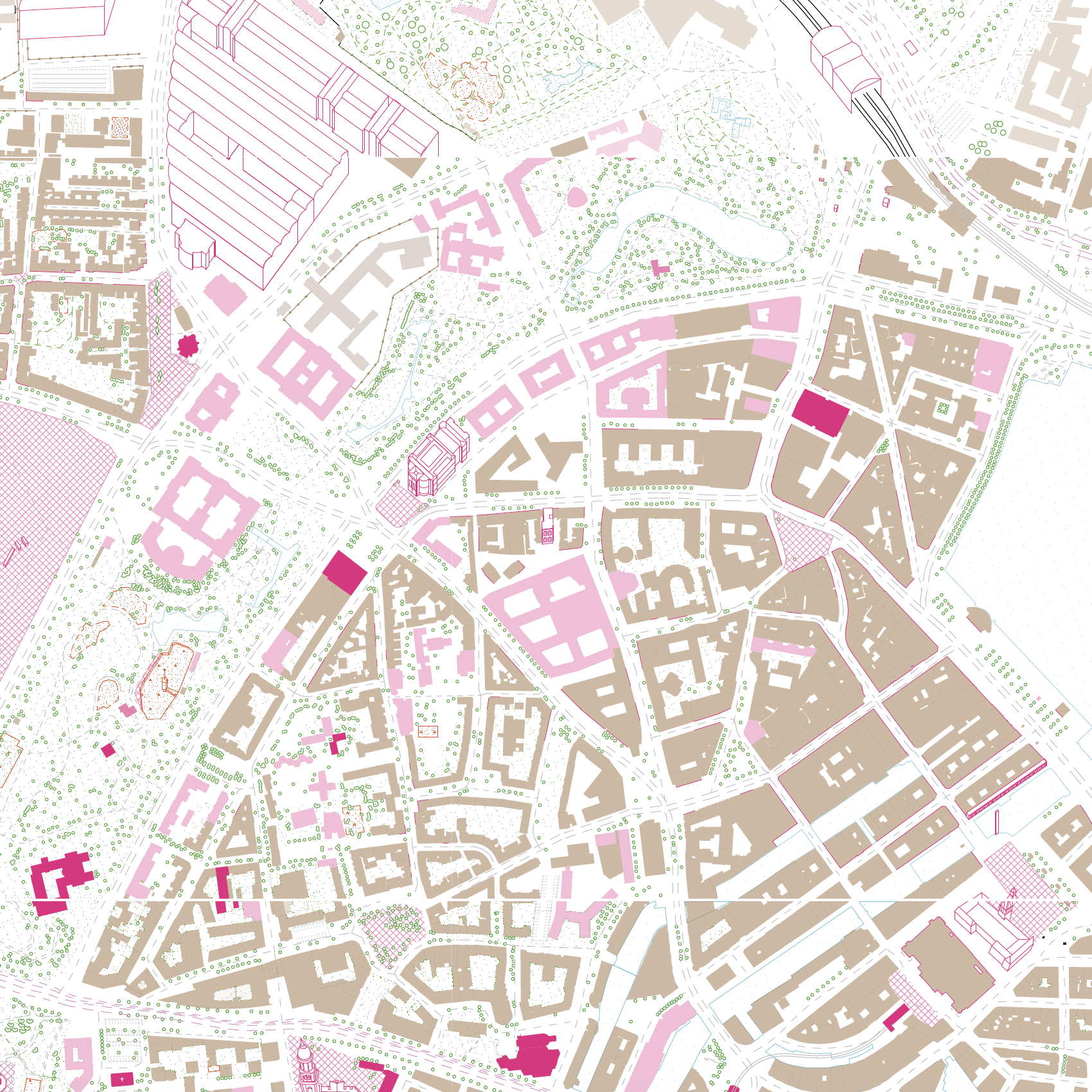 Mapping G&auml;ngeviertel