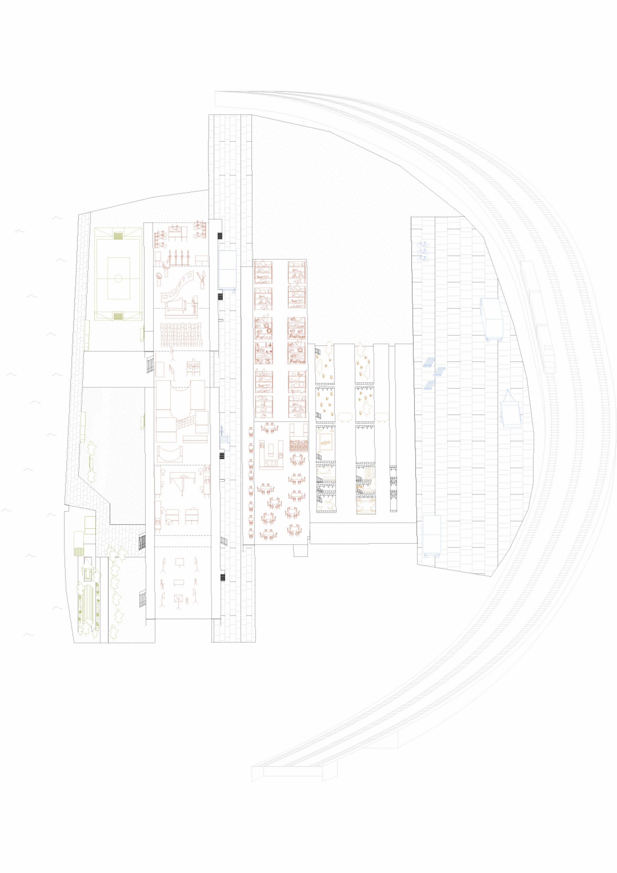 Axonometrie Oberhafen