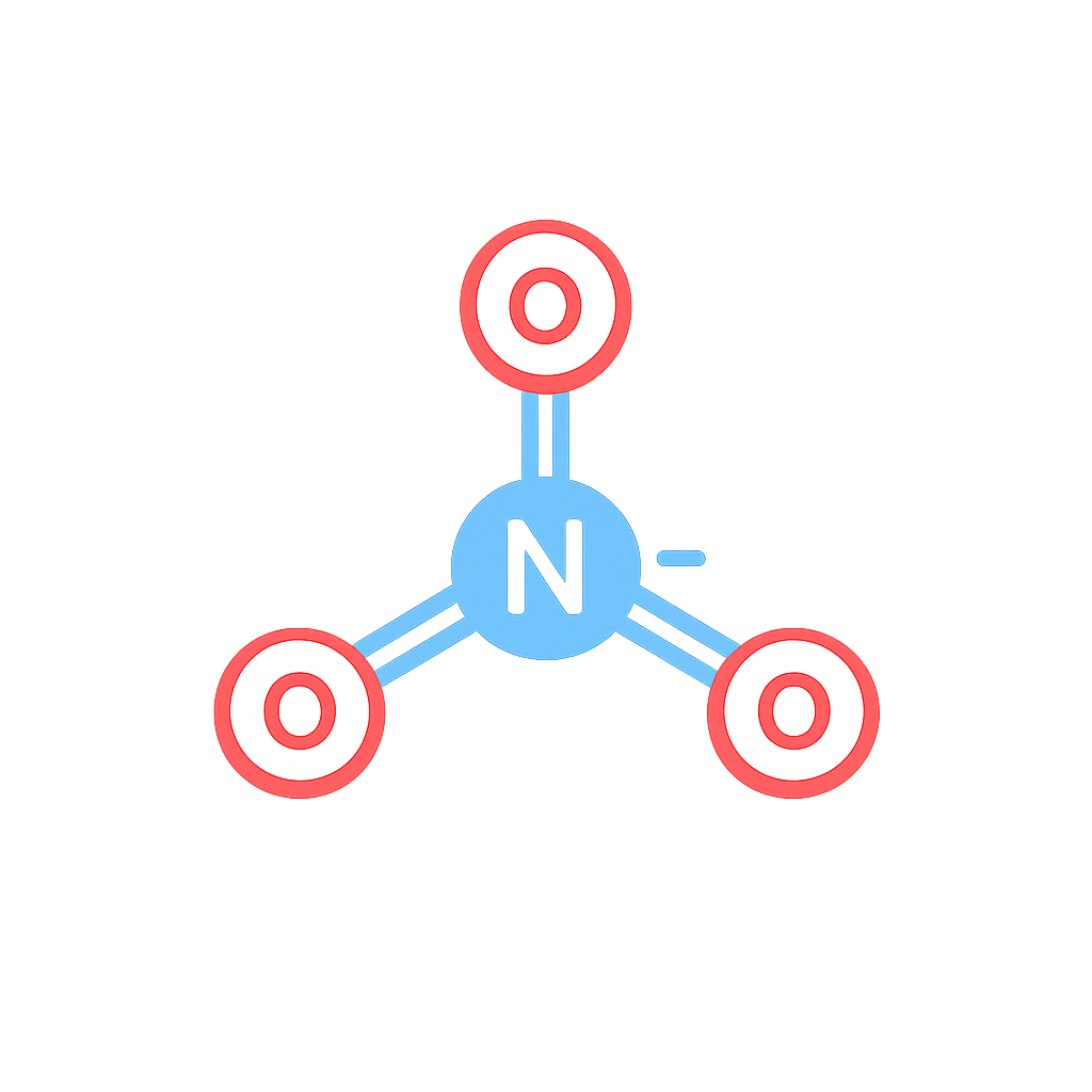 Karte der Nitratkonzentrationen in Grundwasser und Oberflächengewässern