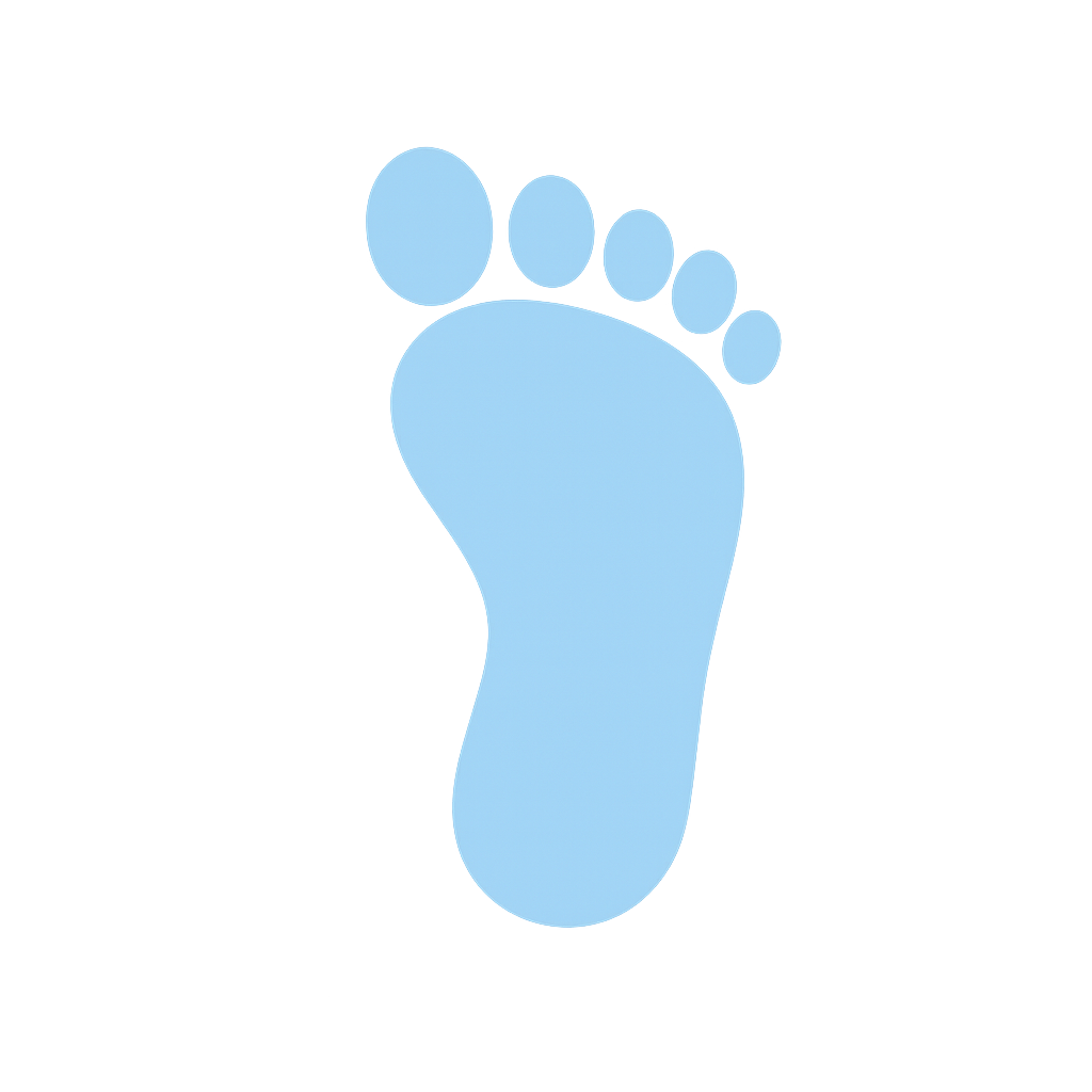 Wasserfüßabdruck-Rechner