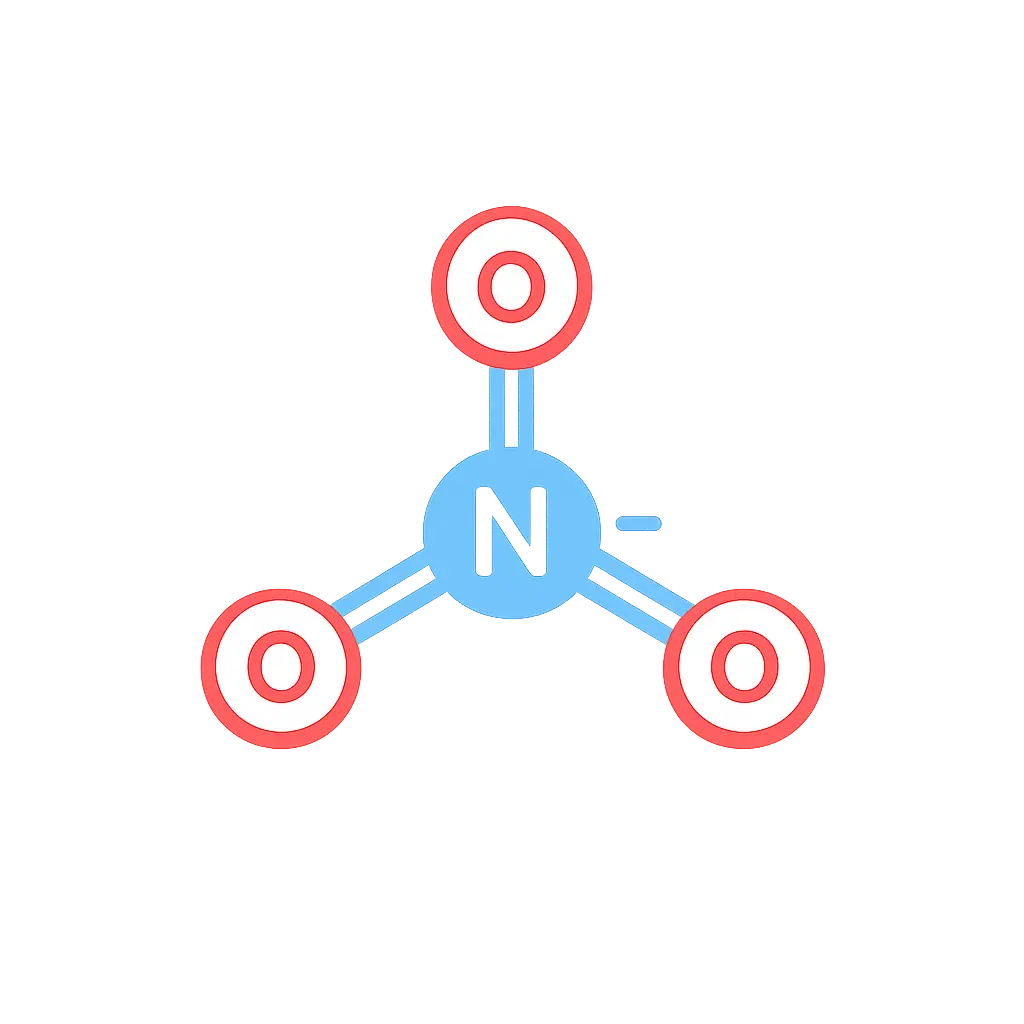 Karte der Nitratkonzentrationen in Grundwasser und Oberflächengewässern