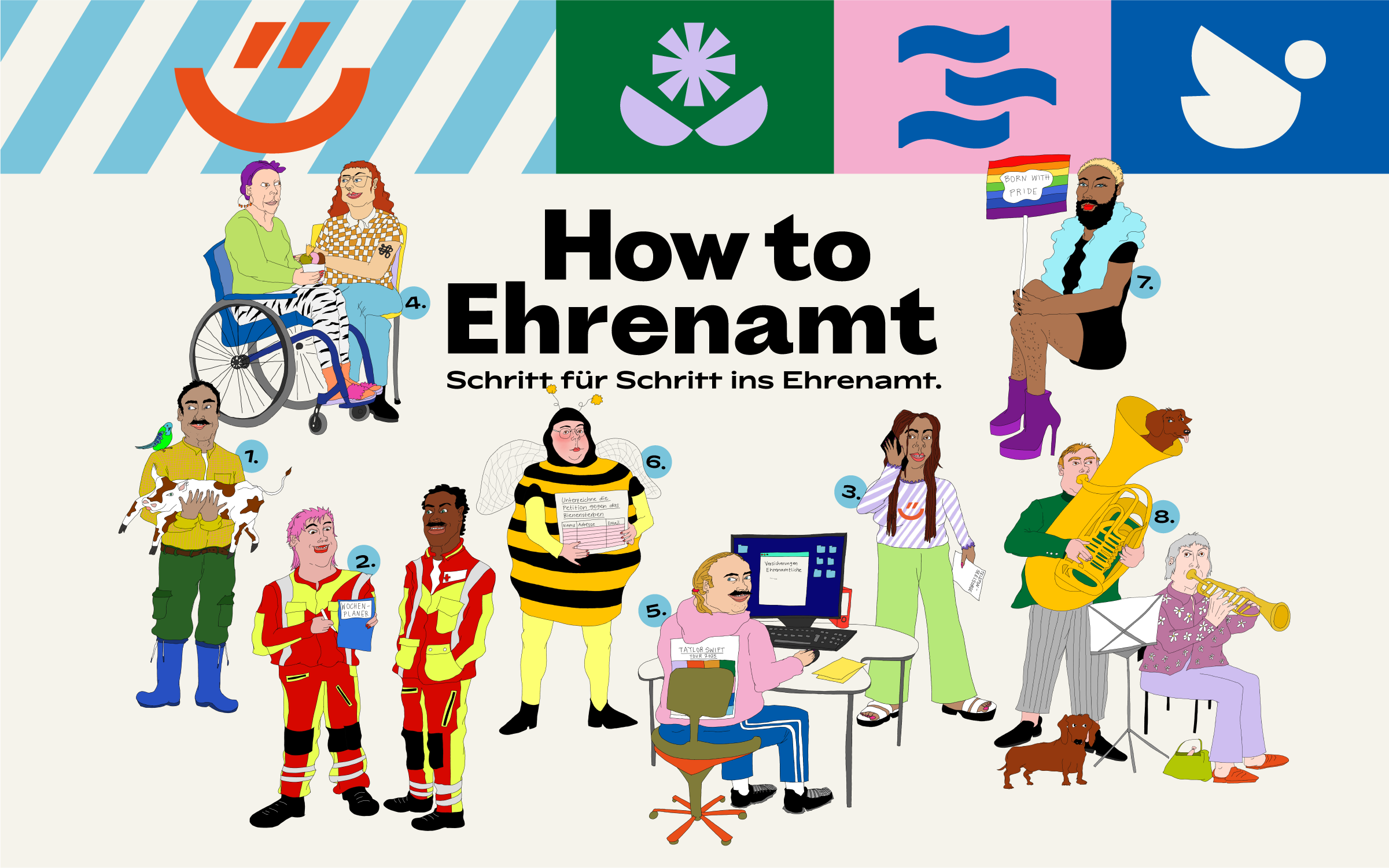 Das Kursbild zum Lernangebot: How to Ehrenamt