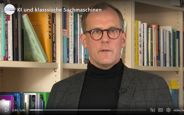 Das Kursbild zum Lernangebot: Wissenschaft kurz erklärt: KI und klassische Suchmaschinen