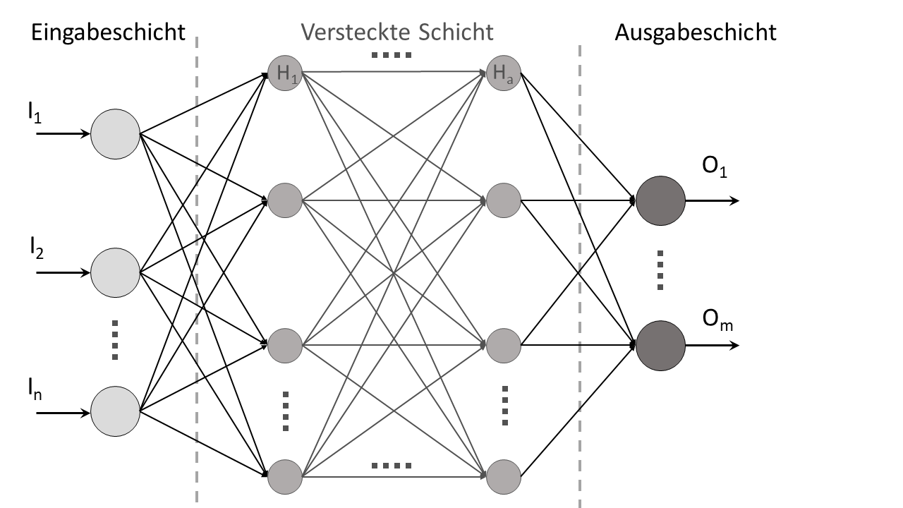 Aufbau eines neuronalen Netzes